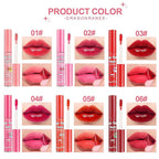 6 Colors Matte Lip Stain, Lip Liner Stain, Peel Off Lip Liner Tattoo, Long Lasting Lip Stain Waterproof for Women Girls All Skin Types, Transfer-Proof & Natural