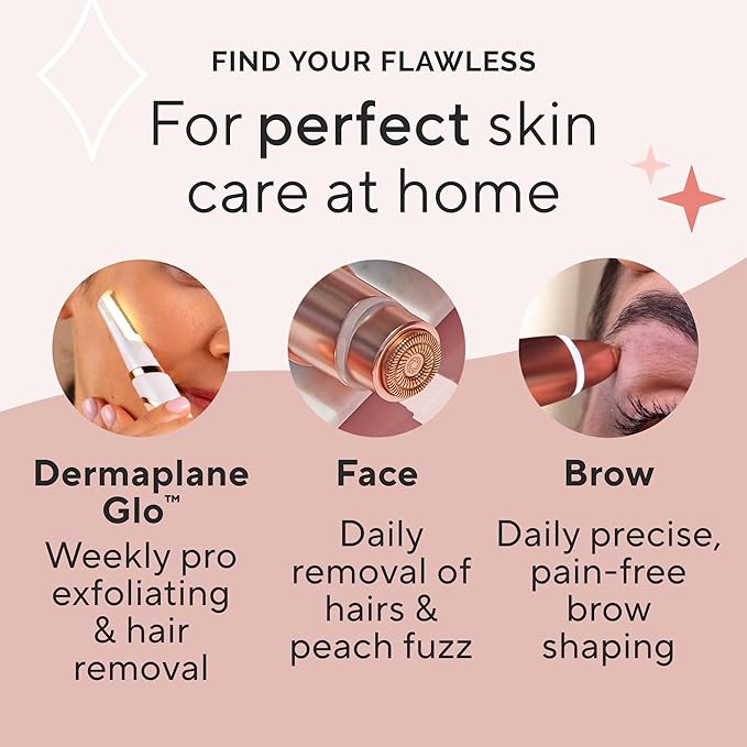 Finishing Touch Lumina Painless Hair Remover, Silver