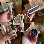 Electric Razor for Women, Hair Trimmer for Bikini Legs Womens Shaving Eyebrow Lips Body Face Beard Mustache Nose Arm Armpit Facial Hair Removal for Women's Shaver 4 in 1 Kit, Type-C Charging Port