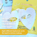 Heart goggle brightening mask