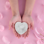 Resin Nail Art Palette Nail Mixing Palette Polish Color Mixing Plate Golden Edge Nail Holder Display Board Heart Shape Cosmetic Mixing Tools