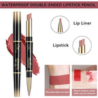 Bean Pink Lip Liner and Lipstick for Women, Long