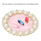 Resin Stone Nail Art Palette, Nail Art Display
