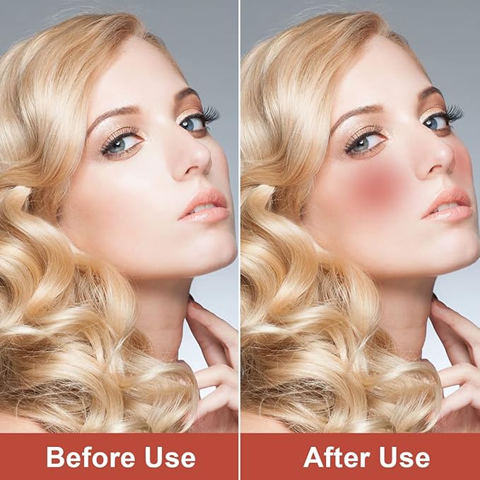 Liquid Blush for Cheeks,Soft Cream Matte Korean Makeup Blush,Lightweight Breathable Feel Long Lasting Natural Red Pink Peach Orange Rose Creamy Face Blushes for White Mature Skin Dark Skin (#07-Blessing)