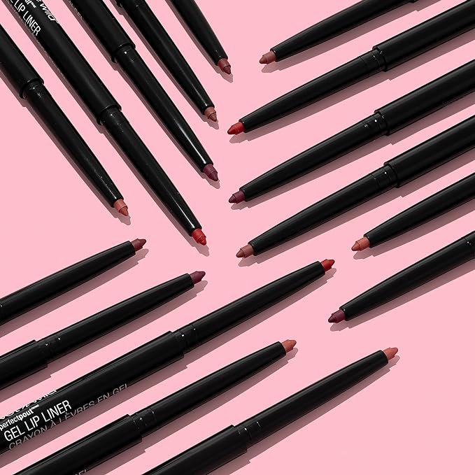 wet n wild Perfect Pout Matte Retractable Gel Lip Liner Pencil, Rich Creamy Long Lasting Color, Well-Defined and Flawless Application, Vegan & Cruelty-Free - Red Bare To Comment