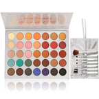 35 Colors Eyeshadow Palette with 7Pcs Makeup Brushes