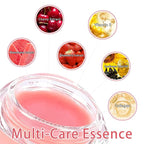 3 PCS Bee Lip Balm Honey Pot, Watermelon & Cherry & Strawberry Lip Mask Overnight Propolis Moisturizing Lip Balm Hydrating Prevention Dry and Crack Lip Scrubs Exfoliator Lip Wrinkle Care (Set C)