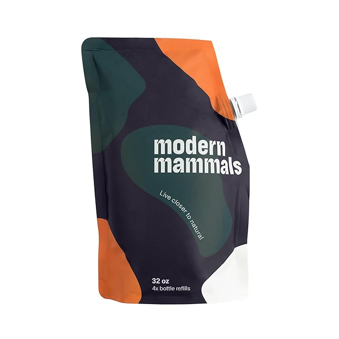 Modern Mammals Magic Mud Mens Shampoo Alternative, Lather Free, Moisturizing Daily CoWash to Protect Natural Oils, Cleansing, Hydrating Goop, Replaces Conditioner, 2 in 1, Barber Recommended (32oz)