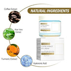 Caffeine Eye Cream, Caffeine Eye Cream, Caffeine Anti-Wrinkle Overnight Eye Cream, Firms and Reduces Eye Bags, Wrinkles, Dark Circles, and Fine Lines (2PCS)