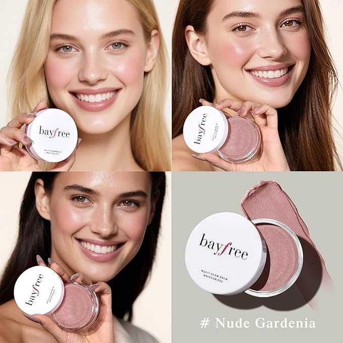 Multi Glow Balm, Cream Blush for Cheeks, Blush Balm Face Makeup, Radiant Finish, Hydrating, Creamy, Lightweight & Blendable Color, Face Makeup.63 Oz