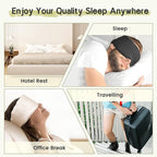 2pcs 100% Handmade Bamboo Sleeping Eye Mask for Women for Men,Night Masks,Organic Sleep Mask,Blockout Eye Mask for Sleeping,Large Size Adjustable (Apricot & Dark Grey)