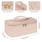 Ocheal makeup bag,vegan leather makeup