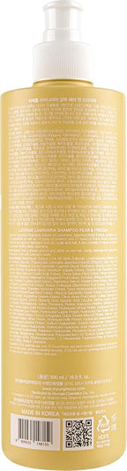 laferme Laminaria Shampoo with Organic Ingredient, Korean Clarifying Shampoo, Hydrating for Dry Hair, Strengthening for Weak Hair, Sulfate & Paraben-Free, for Women & Men,16.9 FL. OZ, Pear & Freesia