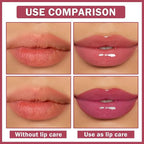 CAHIUYOA Cherry Lip Glow Oil Moisturizing Plumping Lip Gloss Lip Plumper Gloss Lip Oil Tinted Lip Balm Lip Care for Women - 04 Cherry