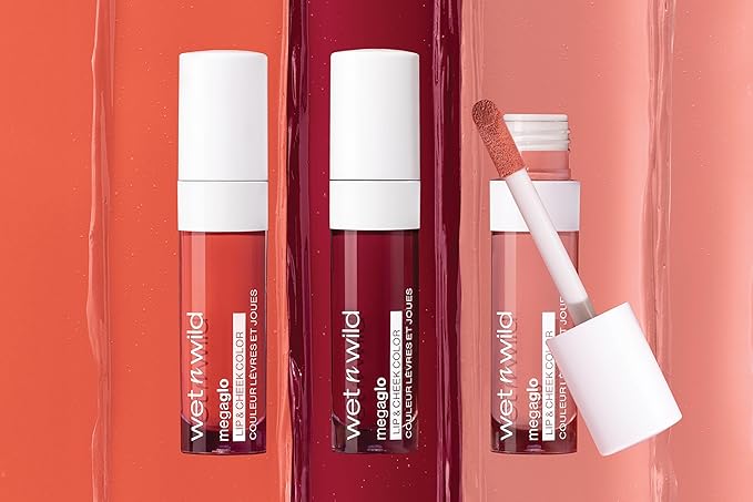 wet n wild Mega Glo Lip & Cheek Color, Creamy Coral Stain, Buildable Multi-Use Soft Matte Finish, Vegan & Cruelty-Free - Coral Dream