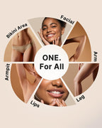 Upgraded Bikini Trimmer for Women, Dermave Bikini Shaver [2in1 & Painless] Electric Razor, [Waterproof] Pubic Body Hair Trimmer, Replaceable Ceramic Blade, Charge Dock, Gifts for Women/Men