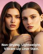 KIMUSE Lip Stain Peel Off, Peel Off Lip Liner Stain with Tweezer, Long Lasting, Waterproof, Transfer Proof Lipstains Color, Smudge-Free, Easy Removal, Matte Finish