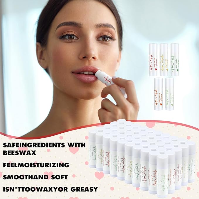 50 Sets Nurse Lip Balm Gifts