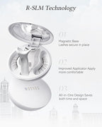 Magnetic Eyelashes with Applicator Kit, No.17 Ice Black, Reusable Magnetic Lashes without Eyeliner, Glue-free False Lashes, Waterproof, Lightweight, Suit for Heavy Makeup