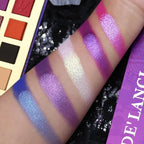 Large Eyeshadow Palette for Makeup Beginners, DE'LANCI Big Colorful All In One Makeup Palette for Stage Makeup, Blush Highlighter Contour Full Highly Pigmented Makeup Pallet Teen Holiday Gifts