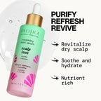 Pacifica Serum and Scalp Scrub Set – Rosemary Mint Scalp Love with Witch Hazel for Detox and Dry Itchy Scalp Relief, Vegan & Cruelty-Free, 2 oz & 4 oz (Set of 2)