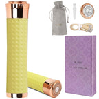 Facial Hair Removal for Women, Rechargeable Hair Removal Device, Painless Face Electric Razor/Shaver for Lip, Arms, Face, Peach Fuzz (Yellow)