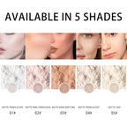 2PCS Loose Face Powder, Oil Control Minimizes Pores (01# Translucent) 8g