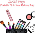 Facial Hair Removal for Women, Mini Hair Remover, Electric Razor Shaver Portable Bikini Epilator for Lips, Chin, Armpit, Peach Fuzz, Fingers, Neck, Cheek and USB Rechargeable (Pink)