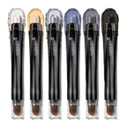 Blue Eyeshadow Stick Makeup 6PCS Set, Metallic Shimmer Matte Cream Eye Shadow Palette Eyeliner Brightener Pencil Crayon - Mermaidcore