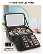 Relavel travel makeup bag with