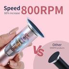 4.8IN Longer Electric Foot Callus Remover with 120pcs Sandpaper Discs, Professional Aluminum Callus Remover for Feet, Stepless Speed Control Pedicure Tools for Dead Skin (Pink-pro)