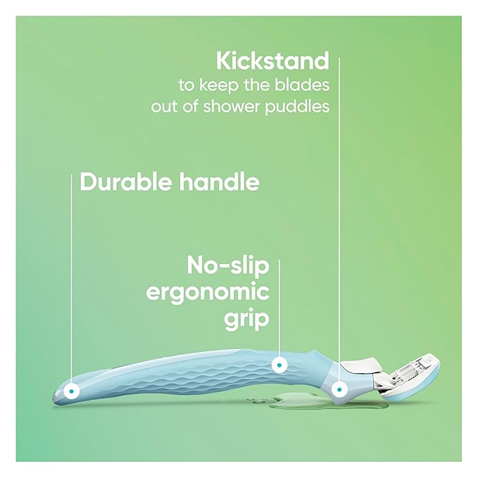 Venus Extra Smooth Women's Razor with Reusable Razor Handle, 5 Razor Blade Refills and Shower Holder