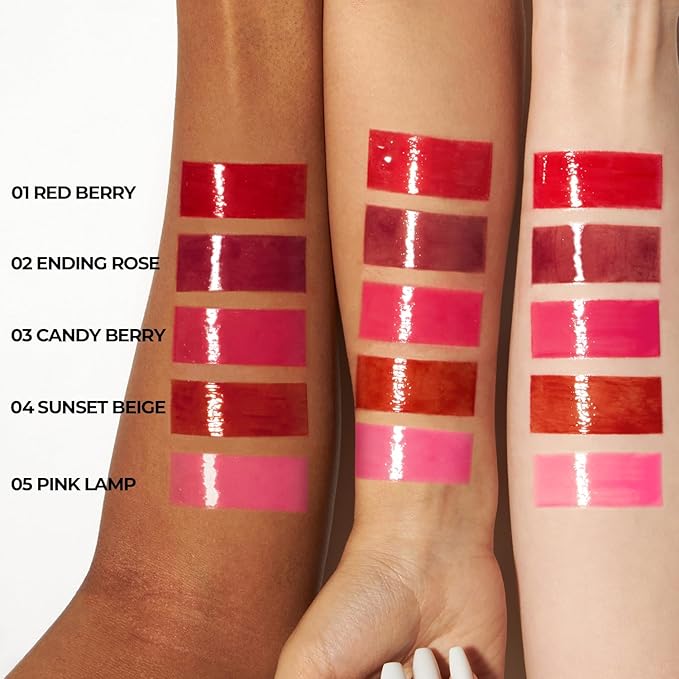 Pudding Glow Korean Lip Tint | Natural Lip Stain | Gloss to Stain | Long-Lasting & Non-Sticky | Lightweight Lip Tint 0.14 oz. (04 SUNSET BEIGE)