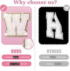 Personalized initial letter patch makeup