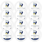 Dove Body Love Rich Nourishment Cream, Face, Hand & Body Lotion for Extremely Dry Skin, Fast-Absorbing 72-Hour Moisturizing Cream with Ceramide Serum, Travel Size, 2.53 Oz (Pack of 12)
