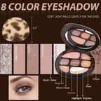 All in One Makeup Kit for Women Full Kit, Basic Cosmetics Kit for Beginner & Professionals, Eye Makeup Set Tween Girl, Make Up Kits for Teenagers, Makeup Gift Set for Girls, Women & Teens(Amber Pink)