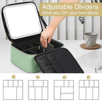 Relavel makeup bag with led