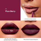 Ruby Kisses Plumping Effect Lip Liner, Semi Matte, Smudge Proof, High Pigment, Medium to Full Coverage Makeup, Precise Tip, Bold Color Lip Plumper