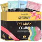 Under Eye Patches(50 Pairs), 24K Gold, Caffeine, Hyaluronic Acid, Aloe Vera Eye Masks for Dark Circles Puffy Eyes Undereye Bags, Eye Skin Care Gift Set for Bachelorette Party Favors