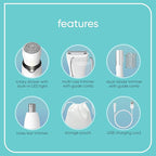 Conair GIRLBOMB All-in-One Face/Body Trimmer and Shaver Set for Women, Wet/Dry, Rechargeable