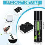 4 Pcs Lip Balm with Gift Box for Men Raffia Grass Organic Natural Beeswax Lip Balm for Father's Day Gifts Women Adults Teens Dry Chapped Lips Care Product