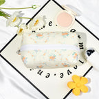 Soidram floral makeup bag quilted
