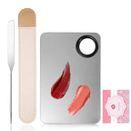 Makeup Mixing Palette, KissDate Korean Spatula Makeup Palette with Foundation Spatula, Stocking Stuffers Christmas Gifts for Women Stainless Steel Picasso Makeup Spatula Mixing Tray Makeup Mixer