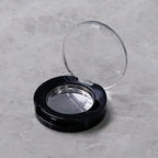 4 Pack Empty Eyeshadow Holder Case Round Magnetic Makeup Eyeshadow Lipstick Palette Container For Travel Sample DIY - Black