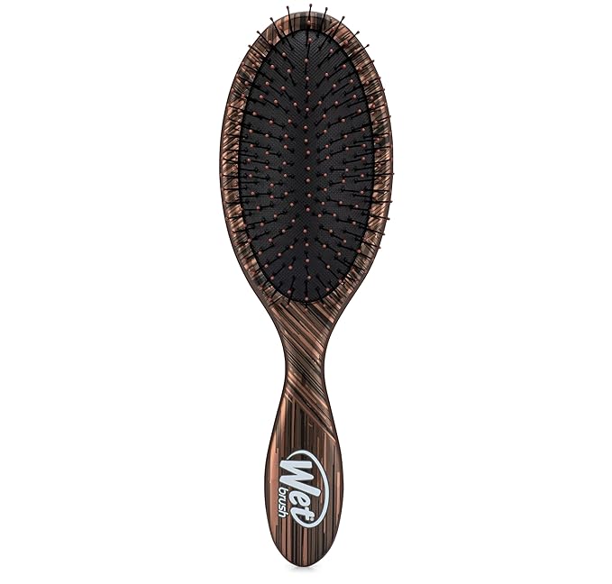 Wet Brush Original Detangler Hair Brush, Brown (Engineered Nature) - Ultra-Soft IntelliFlex Bristles - Detangling Brush Glides Through Tangles For All Hair Types (Wet Dry & Damaged) - Women & Men