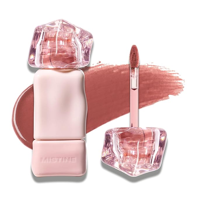 Mistine Makeup Velvet Lip Gloss Matte Lip Cream Liquid Lipstick Softening with Hyaluronic Acid Lip Tint, Non-Sticky Lightweight Lip Color V02 Pink Crush Limited Edition 0.1 fl oz