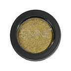 ISMINE Single Eyeshadow Powder Palette Shimmer Gold, High Pigment, Longwear Single Gold Eye Makeup for Day & Night (#16)