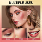 Liquid Blush, Soft Cream Face Blush, Velvet Liquid Blush Makeup Natural Matte Finish Looking, Long-Lasting, Smudge Proof, Moisturizing Lightweight Blendable Feel 05#