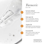 Advanced Clinicals Turmeric Oil Serum For Face | Facial Skin Care Serum With Jojoba + Coconut Oil To Improve Appearance Of Dark Spots & Uneven Skin Tone | Antioxidant Dry Skin Moisturizer, 2-Pack