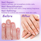 3 in 1 Cuticle Oil Pen, Nail Cuticle Remover Pen with Ceramic Tip Moisturize Strengthen Brighten Oil Applicators for Hangnails Dry Cracking Nails Repair